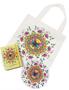 Imagem de Kit Ecobag Mandala Borboleta Colorida Agenda Funcional MousePad Antiderrapante Resistente Coloricasa