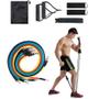 Imagem de Kit Elástico 11 Peças Com Hand Grip De Mola Flexor De Punho