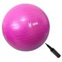 Imagem de Kit Elastico Exercicios + Bola Pilates 75 Cm Odin Fit Rosa