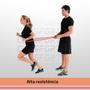 Imagem de Kit Elástico Power Band 4 Intensidades de Resistência para Treino Funcional Pilates e Exercício Funcional
