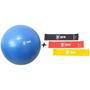 Imagem de Kit Elastico Treino Mini Band Bola Pilates 65 Odin Fit ul