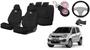 Imagem de Kit Elegância para Banco Uno 2012-2018: Capas, Volante, Chaveiro Fiat