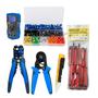 Imagem de Kit Eletricista Completo Conjunto Profissional Alicate Terminal Conectores
