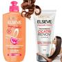 Imagem de Kit Elseve Creme Pentear Anti-Corte Reparação Total 5 Renov