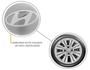 Imagem de Kit Emblema Adesivo Resinado Calota Hyundai Hb20s Hatch