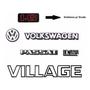 Imagem de Kit Emblema Passat Ls Volkswagen Vw Mala ADESIVO Village 1.6 - Car Stuff