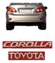 Imagem de Kit Emblema Toyota Mais Emblema Corola 2009 / 2014 Cromado