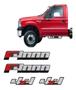 Imagem de Kit Emblemas 4x4 F-4000 2016 2017/ Adesivo Modelo Original