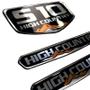 Imagem de Kit Emblemas 4x4 S10 High Country 16/19 + Soleira Protetora