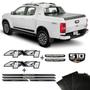 Imagem de Kit Emblemas 4x4 S10 High Country 16/19 + Soleira Protetora
