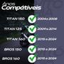 Imagem de  Kit Embreagem Cg Titan Fan 150 Bros 150 2004 2005 2006 2007 2008 2009 2010 2011 2012