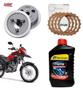 Imagem de Kit Embreagem Disco Scud Cubo Plato Wgk + Oleo Ipiranga Cg Titan Fan Cargo Start Nxr Bros 160 Xre 190 De 2015 Ate 2023