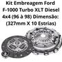 Imagem de Kit Embreagem Ford F-1000 Turbo XLT Diesel 4x4 (96 à 98) Luk