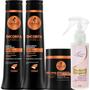 Imagem de Kit Encorpa Cabelo Sh + Cond + Máscara 500ml Haskell + Finalizador Obrigatório Lourre 120ml