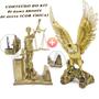Imagem de Kit Enfeite Escultura Águia Decorativa + Dama Justiça Estátua Decoração Sala Escritório