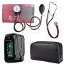 Imagem de Kit Enfermagem Aparelho Pressao Esfig Estetoscopio Completo Premium