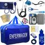 Imagem de Kit Enfermagem Aparelho Pressao Medidor Glicose Esteto Multi Premium