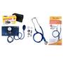 Imagem de Kit Enfermagem Com 60 Itens Com Esteto E Esfigmo Completo AZUL