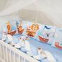 Imagem de Kit Enxoval Para Mini Berço Conjunto Com 13 Peças Para Mini Berço Bebê Recem Nascido Menina Menino