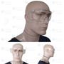 Imagem de Kit Epi Ca Luva Multiuso Antiderrapante Tricotada Danny Oculos Grande Ampla Visão Segurança Trabalho