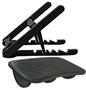 Imagem de KIT Ergonômico-Suporte Notebook + Apoio Ergonômico P/pés - Ajustável