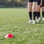 Imagem de Kit Escada 7 Degraus + Cones de Agilidade + Chapéus Chines Colorido + Corda de Pular + Mochila Nylon Impermeável Para Treino Funcional Academia Treino