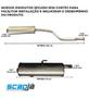 Imagem de Kit Escapamento Abafador + Traseiro 206 Hatch 1.6 8v 00 A 04
