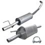Imagem de Kit Escapamento Abafador + Traseiro Corsa Hatch 1.4 97 A 04