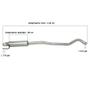 Imagem de Kit Escapamento Inter+tras Corsa Hatch 1.0 8v G2 2006 A 2012
