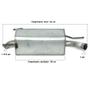 Imagem de Kit Escapamento Inter+tras Corsa Hatch 1.0 8v G2 2006 A 2012