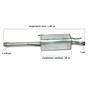 Imagem de Kit Escape Silencioso Corsa Sedan 1.4 1.8 G2 02 03 04 05 06