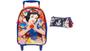 Imagem de Kit Escola Branca De Neve M Mochila De Rodas + Estojo Triplo