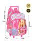 Imagem de Kit Escolar Barbie Mochila De Rodinhas+Lancheira - Rosa
