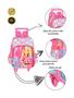 Imagem de Kit Escolar Barbie Mochila De Rodinhas+Lancheira - Rosa