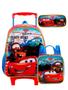 Imagem de Kit Escolar Carros Mcqueen: Mochila + Lancheira + Estojo