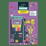 Imagem de Kit Escolar com Lapis de Cor Game Com 7 Peças
