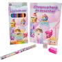 Imagem de Kit Escolar DOCES/UNICORNIO Colorir (S) KIT - Polibrinq