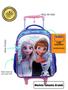 Imagem de Kit Escolar Frozen Mochila De Rodas G + Lancheira Térmica