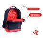 Imagem de Kit Escolar Futebol Mochila Costas Esportiva Flamengo Clube Classic com Estojo Esportivo Flamengo Oficial Original Licenciado