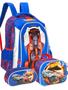 Imagem de Kit Escolar Hot Wheels: Mochila + Lancheira + Estojo