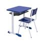 Imagem de Kit Escolar Individual Mesa e Cadeira  com Porta Livros Juvenil/Adulto cor Azul