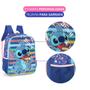 Imagem de Kit Escolar Infantil Juvenil Mcohila de Costas com Estojo Stitch Original - Luxcel