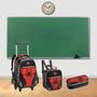 Imagem de Kit Escolar Infantil, Mochila com Rodinhas, Lancheira Termica e Estojo Duplo, Menina, Heroi Spider