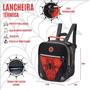 Imagem de Kit Escolar Infantil, Mochila com Rodinhas, Lancheira Termica e Estojo Duplo, Menina, Heroi Spider