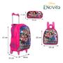 Imagem de Kit Escolar Infantil Mochila De Rodinha Encanto Menina 3 Pçs