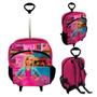 Imagem de Kit Escolar Infantil Mochila de Rodinha + Lancheira Térmica + Necessaire Plus  ISOPRENE  Menina Loira Glamour