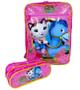 Imagem de Kit Escolar Infantil Rosa Menina A Xerife Callie No Oeste Disney Dermiwil: Mochila G Costas + Estojo