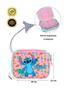 Imagem de Kit Escolar Lilo Stitch Lancheira + Estojo Box Rosa