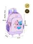 Imagem de Kit Escolar Lilo Stitch Mochila+Lancheira+Estojo 741 - Lilás