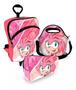 Imagem de Kit Escolar Mochila com Roda Lancheira Estojo Amy Sonic 2